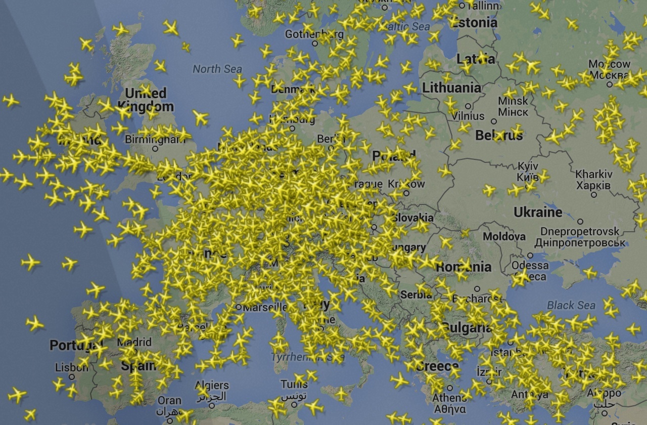 view live flight radar 24